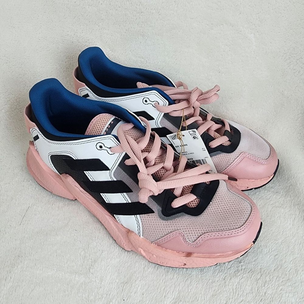 Adidas Womens Karlie Kloss X9000 Pink Mesh Low Top Running Training Sneakers 10M